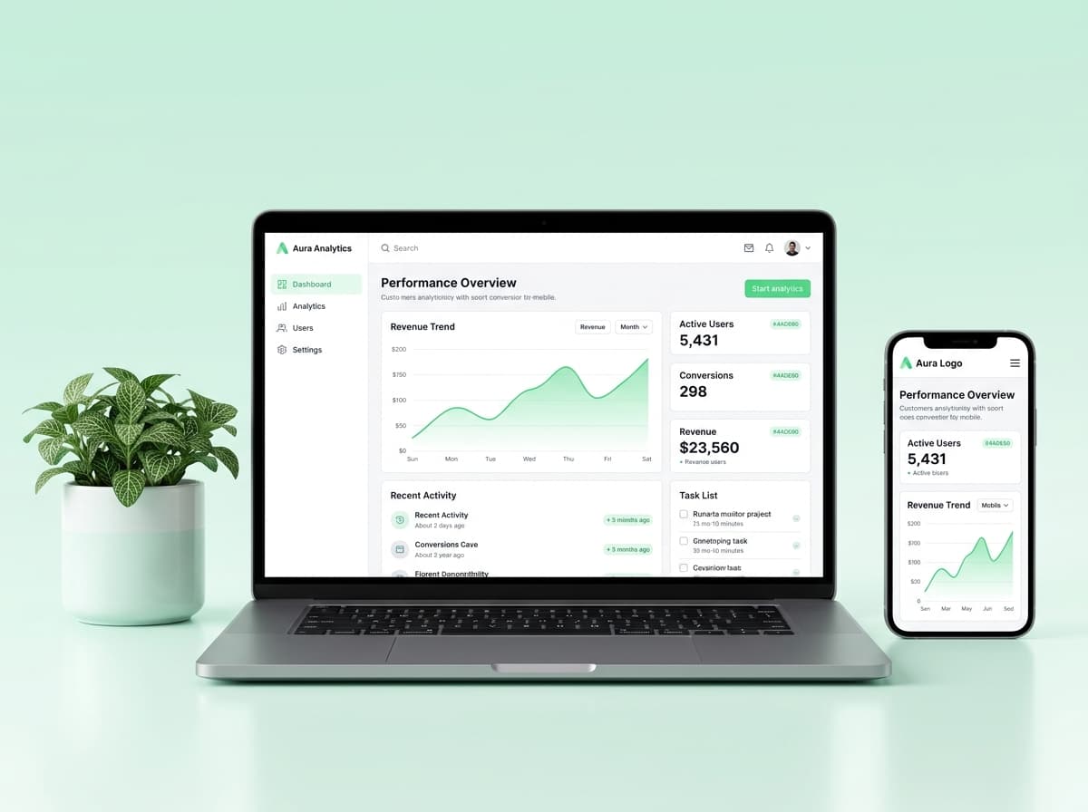 RepublikWeb Dashboard Mockup