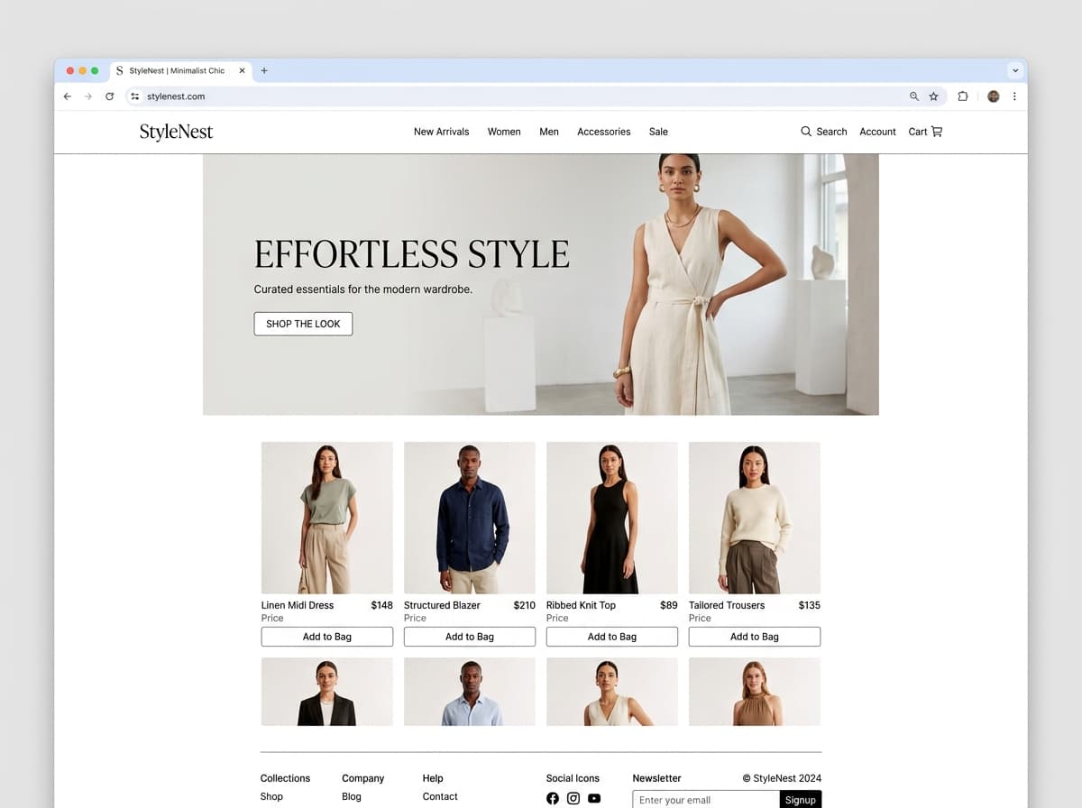 EcoWave - Clean E-Commerce
