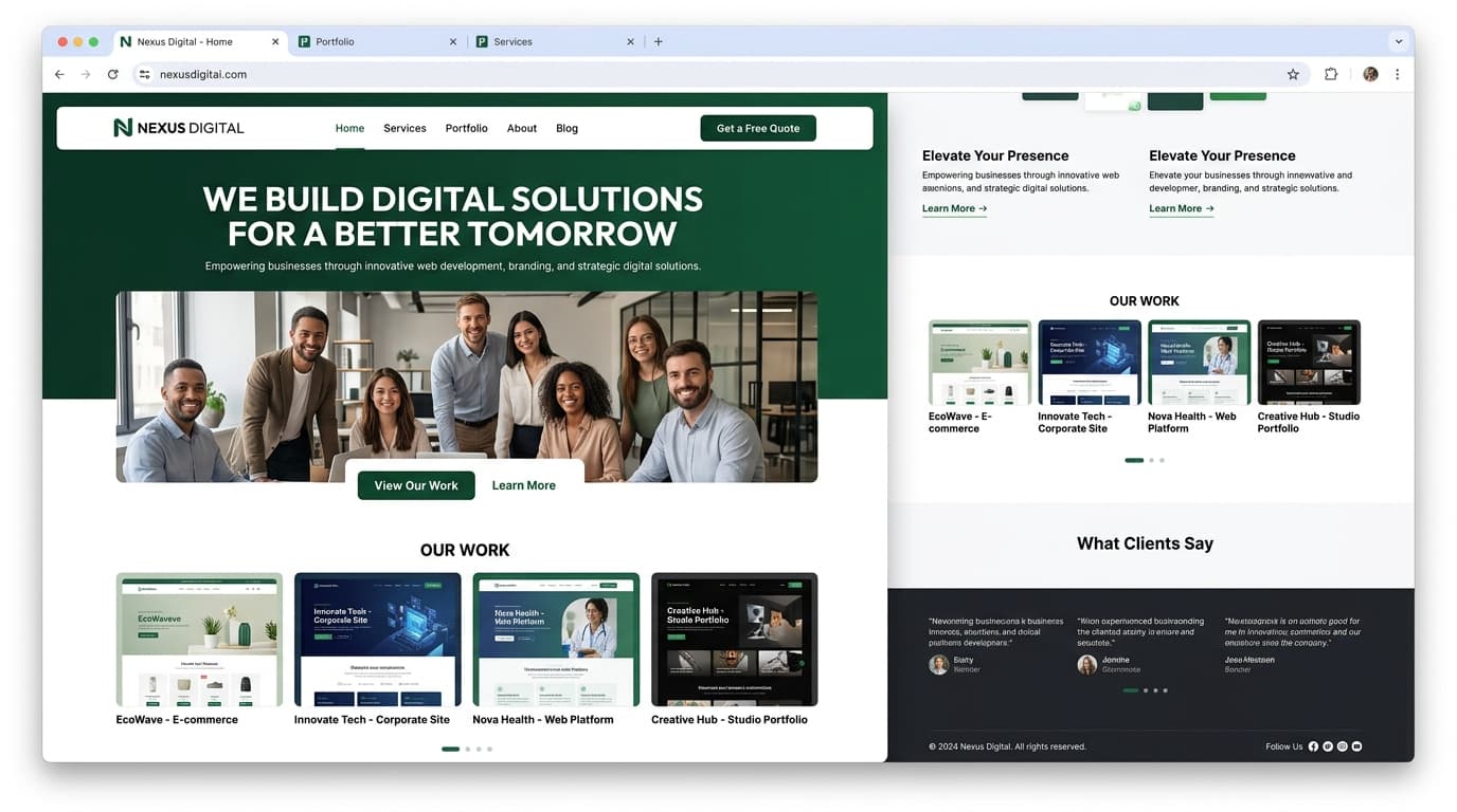 Nexus Digital - Modern Agency