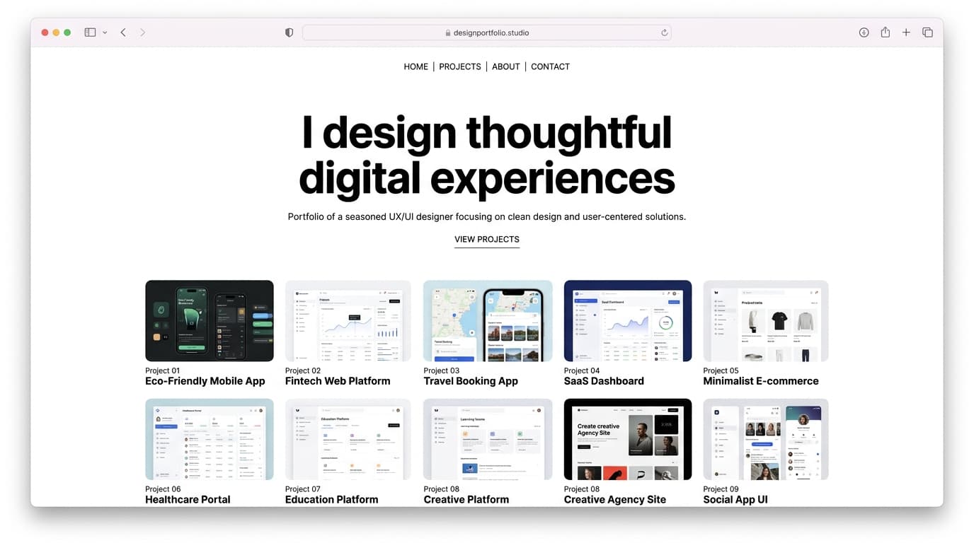 Thoughtful - Designer Portfolio